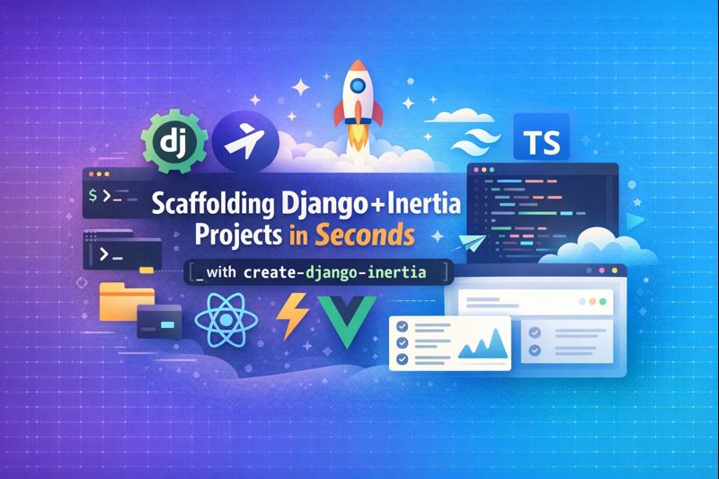 Scaffolding Django + Inertia Projects in Seconds with create-django-inertia